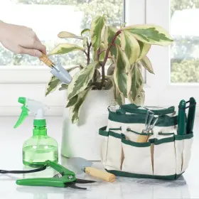 M155035 Pure Garden 7 Pc Plant Care Tool Set - Indoors Small Spray Bottle Spade Mini