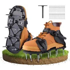 Qyzs-0619 Qdreclod Lawn Aerator Shoes For Grass Spikes Patio/yard/garden