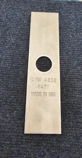 4232-6477 Qwm Qty 15 4232 6477 Blade Edger 7-1/2 Inch Long 2 Wide 1 Center
