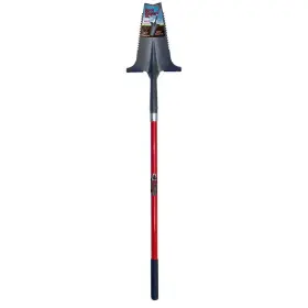 22511-21 Radius Garden Shovel 3.75 Inch L Carbon Steel Fiberglass Long Handle Coated Blade
