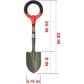 27211 Radius Garden Mini-o Digger Steel Shovel Red #2