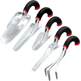 30511 Radius Garden 817085012572 Ergonomic Hand Tool Set Red