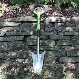 Radius Garden 817085018543 Transplanter Digging Shovel Cushioned Grip Stainless Steel Blade #3