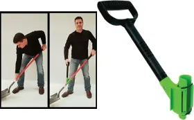 Rah 768824447608 The Handle Universal Back Saving Bidextrous Secondery Rakes Shovels