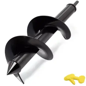 4567887 Rapid Auger Drill Bit 4x12inch Garden Plant Flower Bulb Spiral Hole