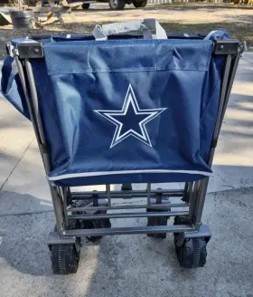 Rawlings 099967406895 Rare Dallas Cowboys Nfl Elite All-terrain Utility Tailgate Wagon Collectable