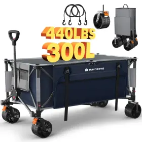 Raynesys 037873941611 Heavy Duty Collapsible Wagon Cart
