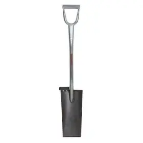 2451700 Razor-back 14 Ga Garden Spade Shovel Steel Blade 26 In L Silver