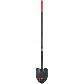 2594400 Razor-back Round Point Shovel With Fiberglass Handle And Mid-grip Cushio