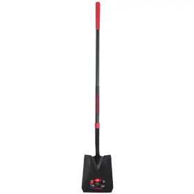 2594500 Razor-back Square Point Shovel With Fiberglass Handle And Cushion Grip