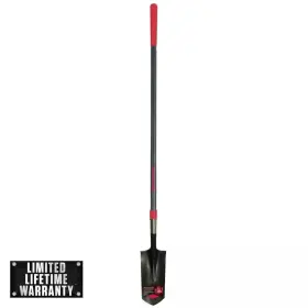 47174 Razor-back 445014664603 54 Inch Fiberglass Handle Ditching Shovel Coated Blades