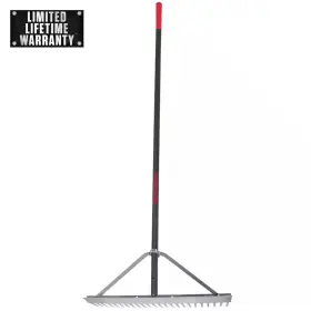 Razor-back 445020297277 24 Inch Aluminum Landscape Rake