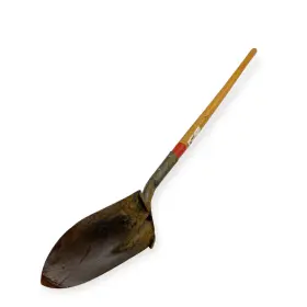 45519 Razor-back Round Point Digging Shovel With Open-back And Rolled Step