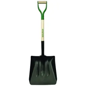 54109 Razor-back Steel Coal Shovel 14.5 In L X 13.5 W Blade 27 White Ash D-grip Handle