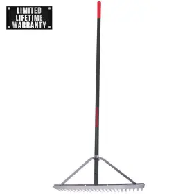 63136 Razor-back 24 Inch Aluminum Landscape Rake
