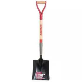 Razor-back 711181421330 23.5 Inch Wood D-handle Square Point Shovel