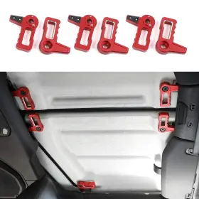 Ra146880 Razpoy Jl 6pcs Freedom Panel Latch Aluminum Hardtop Roof Removal Switch Handle Comp