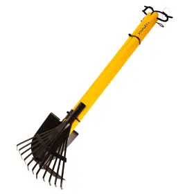 Sg001-03-sy Red Toolbox Stanley Jr. Garden Tool 3 Piece Set Hoe Leaf Rake Shovel