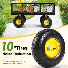 Rengue 977655665530 Heavy Duty Garden Cart 900 Lbs Large Capacity Steel Utility Wag #3