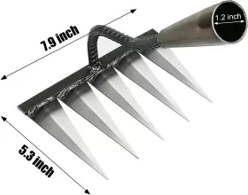 Retoongking 313105482443 Ironrake The Heavy-duty Iron Weeding Rake 1pc For Gardening And Weedin #2