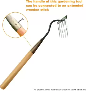 Retoongking 313105482443 Ironrake The Heavy-duty Iron Weeding Rake 1pc For Gardening And Weedin #3