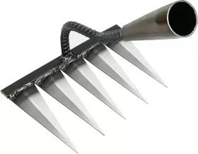 Retoongking 313105482443 Ironrake The Heavy-duty Iron Weeding Rake 1pc For Gardening And Weedin