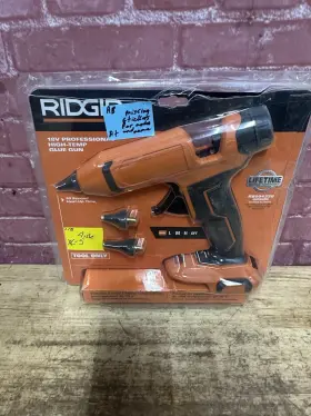 R860433b Ridgid 18v Cordless Full-size Professional High-temp Glue Gun Tool Only Used