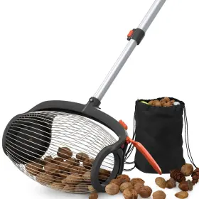 Rifpod 726208848694 Acorn Picker Upper Roller - Walnut Foot Operated Release