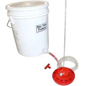 Rite Farm Products 685349881338 Auto Pro Chick Waterer Complete Kit Chicken Drinker Automa