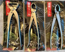402350 Roiketu 3pc Bonsai Tool Set 8 Inch Concave And Knob Cutter Trunk Splitter