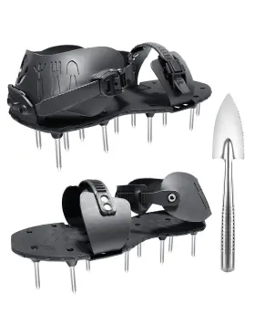 Roloxye 796103883267 Grass Lawn Aerator Shoes For With Stainless Steel Shovel F