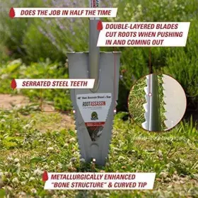 Root Assassin 861768000004 48 Inch Garden Shovel/saw - The Original And Best Award Winning Combo Gardening Spa #2