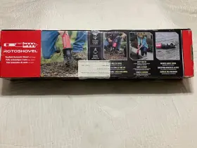 Roto3-b2 Rotoshovel Powered Handheld Shovel With Auger For Gardening-battery Included New