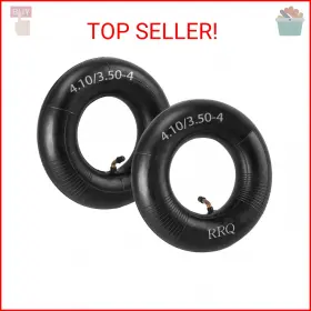 Rrq Prit001 2 Pack 4.10/3.50-4 Tire Inner Tube With Tr-87 Bent Valve Stem