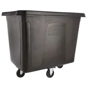 Fg461600bla Rubbermaid Commercial Cube Truck 5/8 Cu. Yd. 500 Lb. Cap Black