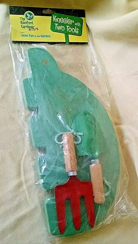 Rumford 019131650756 Garden Tools New Gardener Kids Turtle Kneeler Hand Trowel Fork Sealed