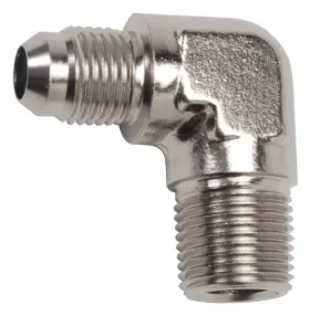 660821 Russell 087133608273 -6 An 90 Degree Flare To Pipe Adapter Fitting
