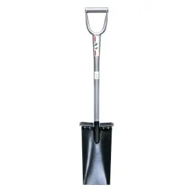 163105rpr9011 Russo Steel D Handle Spade 13-inch Gardening Landscape Shovel Straight Blade With Foot
