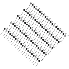 196rpr671 Russo 100 Count Power Rake Springs Lawn For Parker 66-238-a 196 Dethatcher