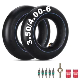 400-6tube-tr87 Rutu 4.00-6 Tube 4.10/3.50-6 Heavy Duty Inner With Tr87 Bent Valve Stem Replacement