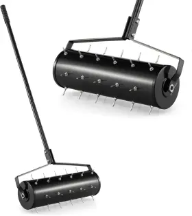 4130dk-gt S Afstar 21 Inch Manual Lawn Aerator Heavy Duty Rolling Width Black