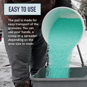 Zw152-35 Safe Paw Pet Friendly 35 Lbs Bucket Ice Melt Concrete Non Toxic Salt Chl #3