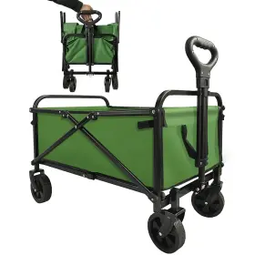 Sailary 976099134145 Collapsible Wagon Cart Heavy Duty Foldable Large Capacity Grocery B