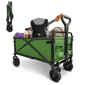 Sailary 976099136668 Collapsible Foldable Wagon Beach Cart Large Capacity Heavy Duty Folding Wag