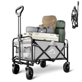Sailary 976099137931 Collapsible Foldable Wagon Beach Cart Large Capacity Heavy Duty Folding Wag