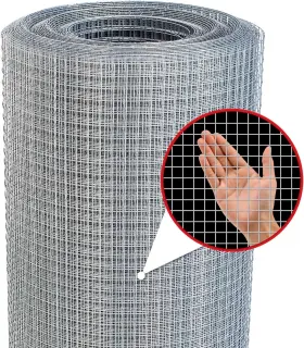 Sanzeus-04 Sanzeus 705353836916 Hardware Cloth 1/2inch 48inx100ft 19 Gauge Double-layer Hot-dip Galvanizing Afte