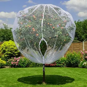 Fcw-17 Satxtrem 8 6.6ft Fruit Tree Netting Cover With Drawstring/zipper- Bird Garden Mesh N
