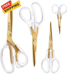 Sg3512as040000wg371 Scaiktig Acrylic 4-pack 9.4 Inch /8 /6.8 /4 Transparent Gold