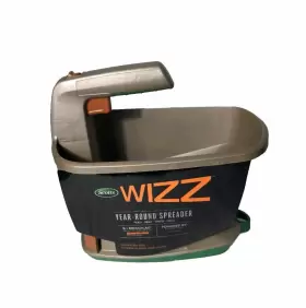 71131 Scotts Wizz 2 500 Sq. Ft. Handheld Broadcast Spreader Seed Weed Battery Power