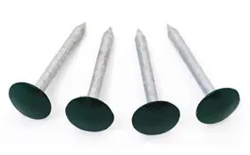 4316332870 Seaside Supply Llc Low Profile Galvanized Survey Stakes - 4 Pack Green
